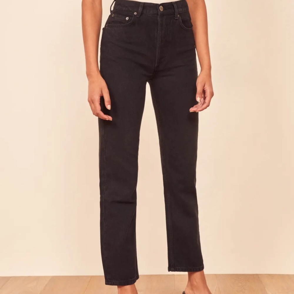 Reformation Cynthia High Rise Straight Jeans